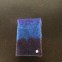 blauw kleurverloop gevilt - hoogte 13 cm - breedte 9 cm
