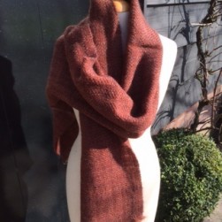 Uniek handgeweven luxe sjaal - OUTLET